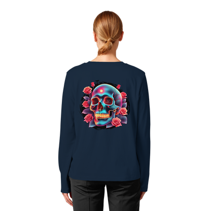 Glow Skull - Womens Organic Longsleeve