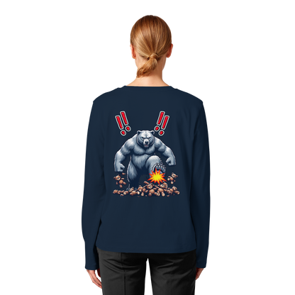 Teddy Terror - Womens Organic Longsleeve