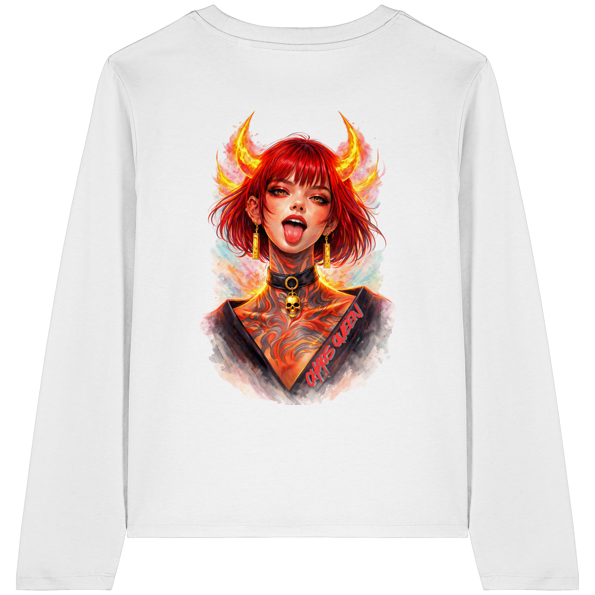 Chaos Queen - Womens Organic Longsleeve