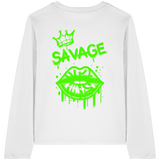 Kiss of Attitude - Womens Organic Longsleeve