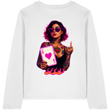 Queen of Hearts - Womens Organic Longsleeve