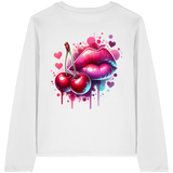 Cherry Kisses - Womens Organic Longsleeve