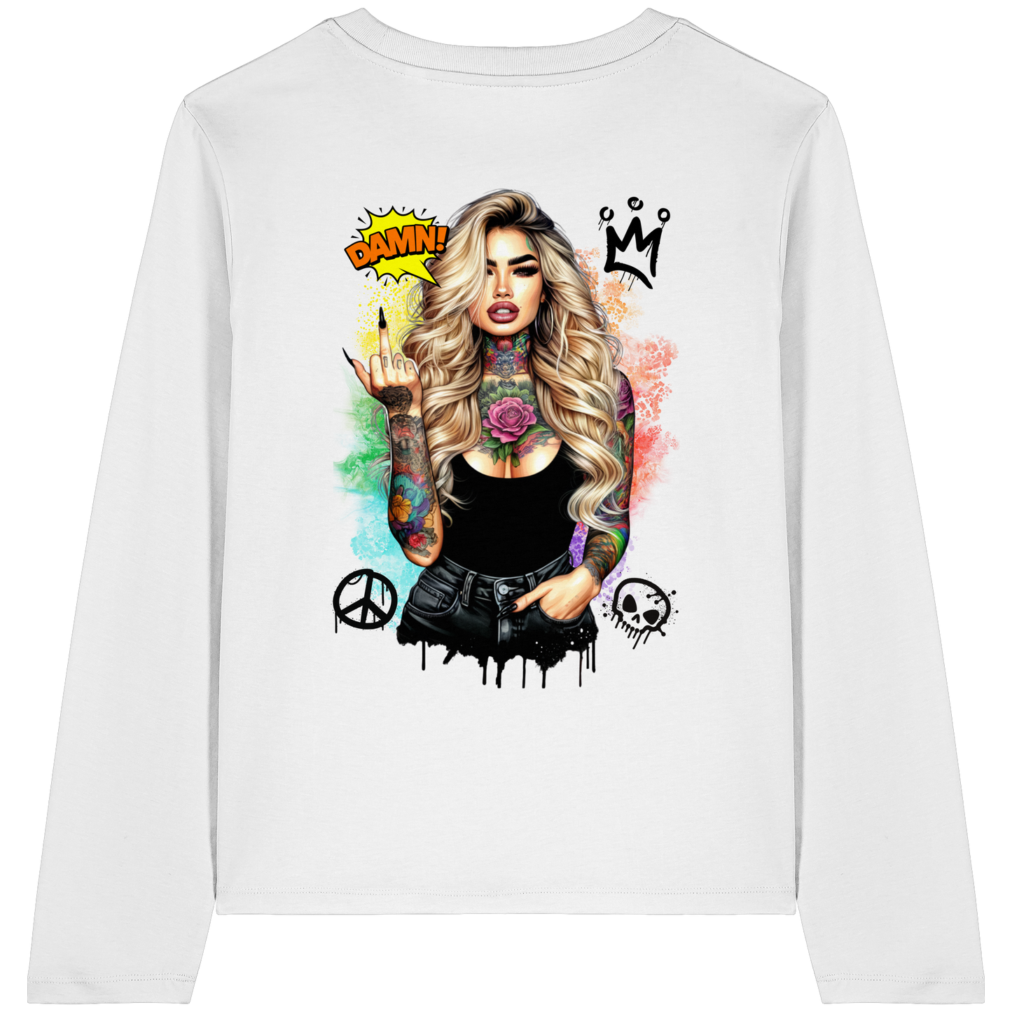Ink Queen - Womens Organic Longsleeve