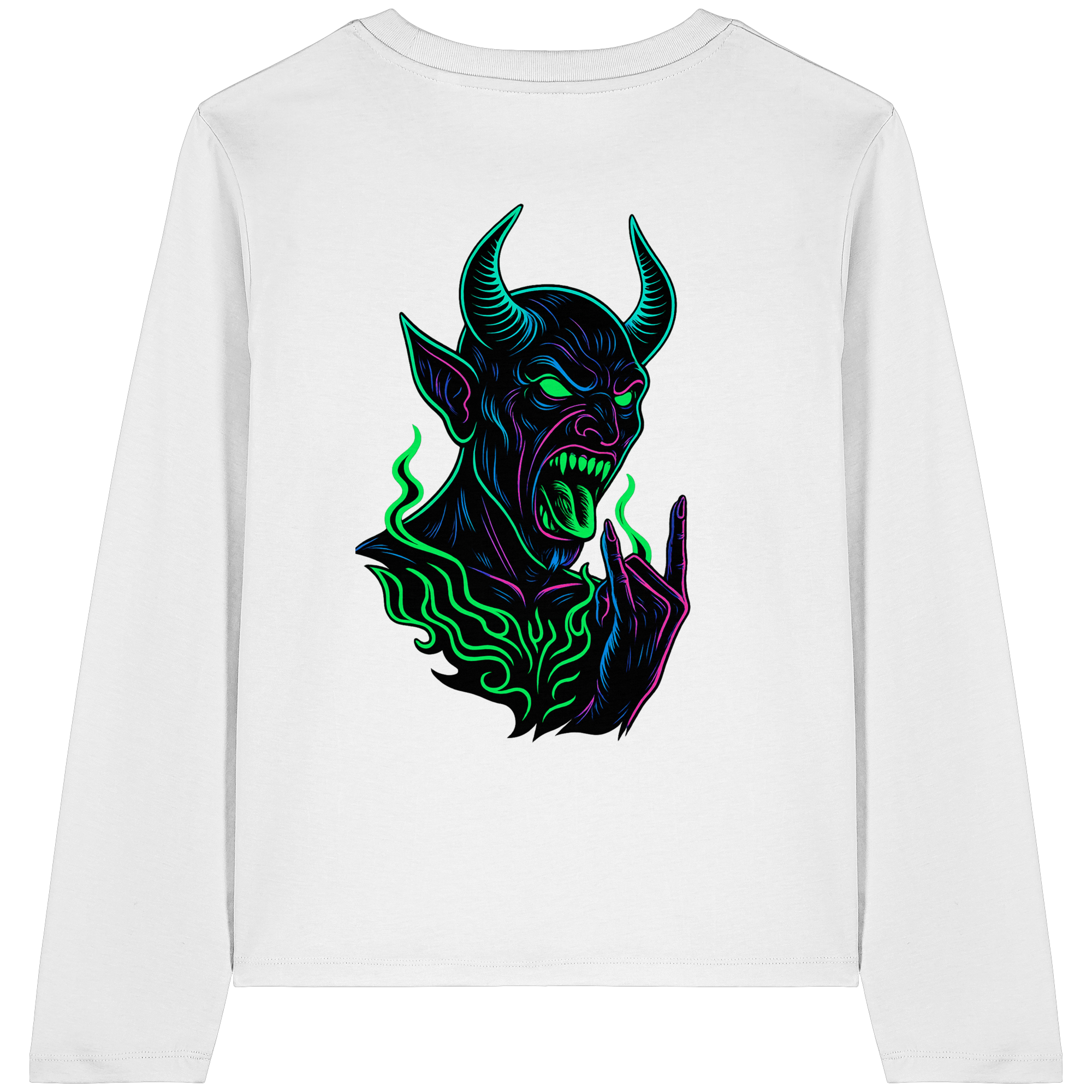Neon Hellfire - Womens Organic Longsleeve