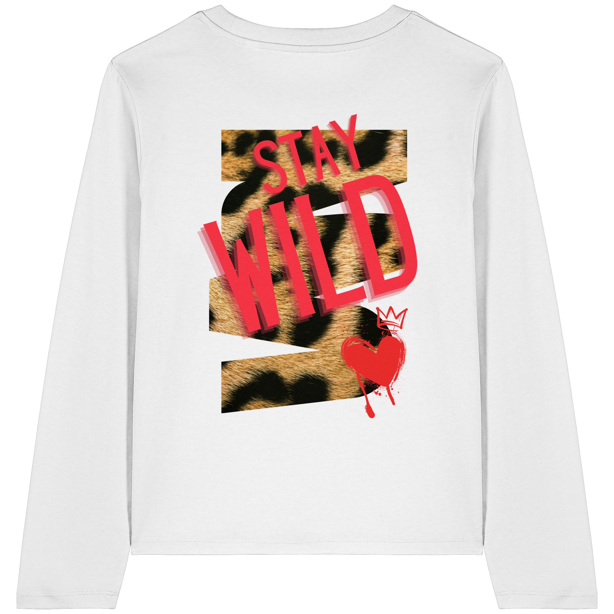 Stay Wild - Womens Organic Longsleeve