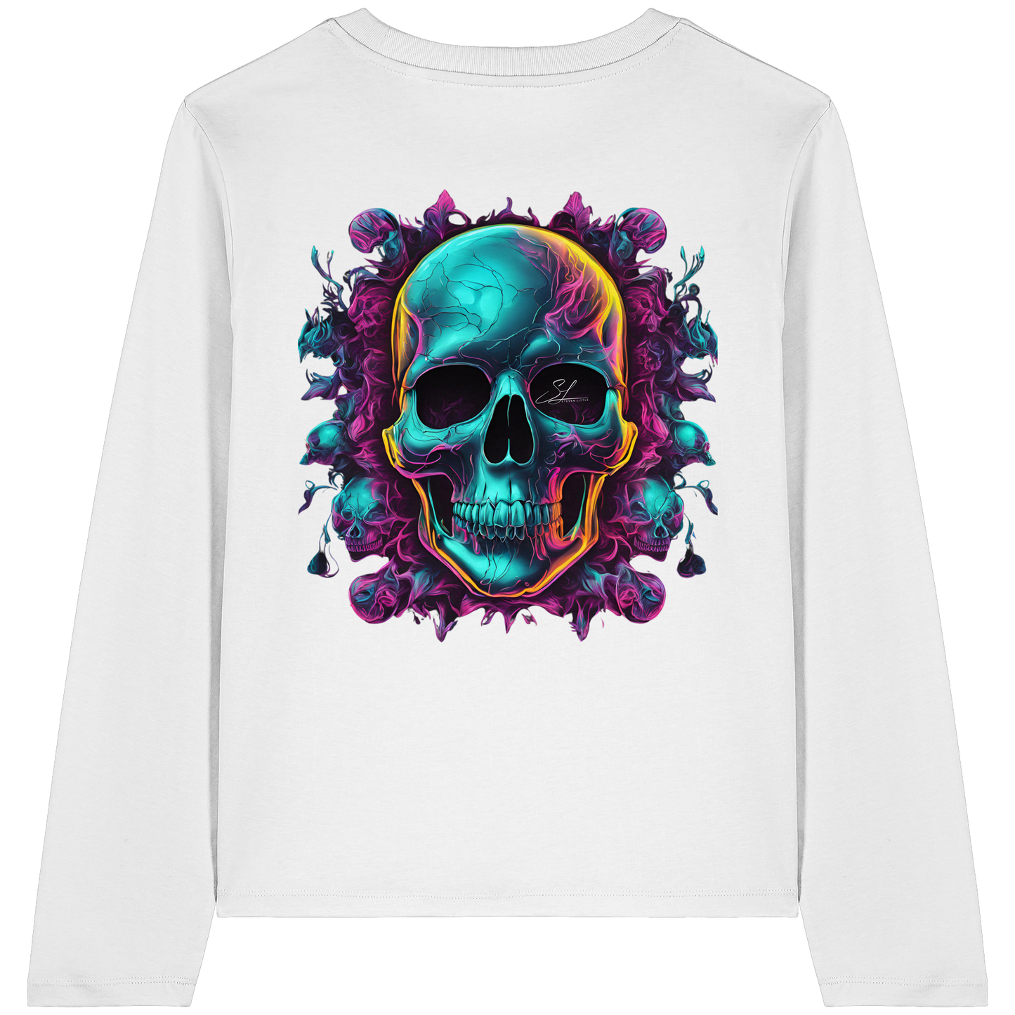 Galactic Skull - Womens Organic Longsleeve