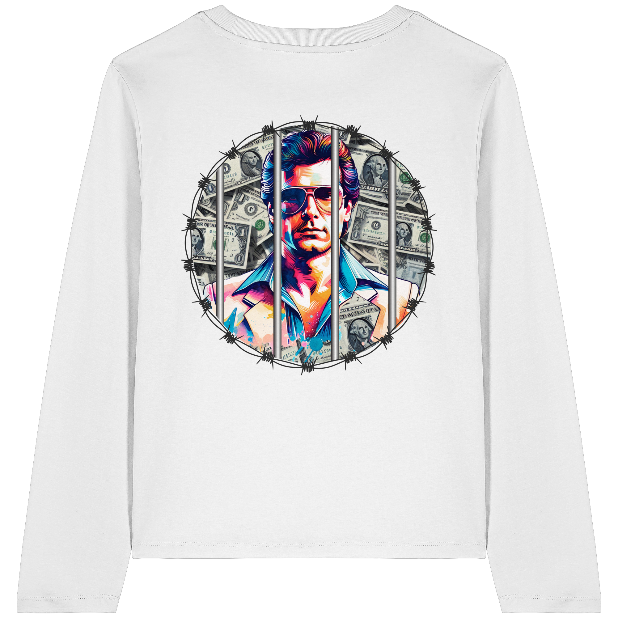 Money Maker - Womens Organic Longsleeve