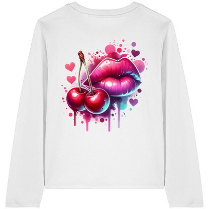 Cherry Kiss - Womens Organic Longsleeve
