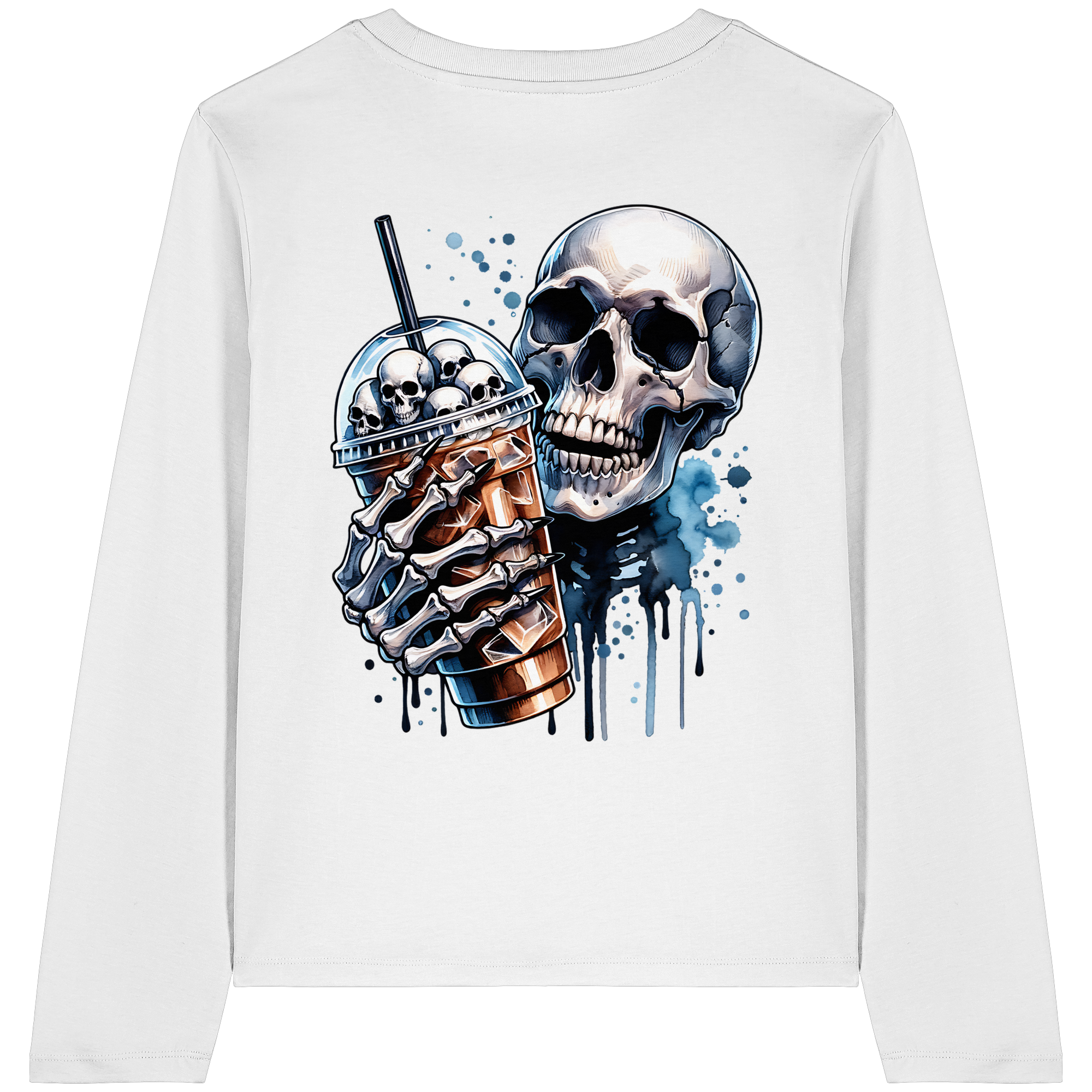 Chill Skull - Womens Organic Longsleeve