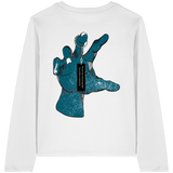 Statement Hand - T-shirt bio à manches longues pour femme