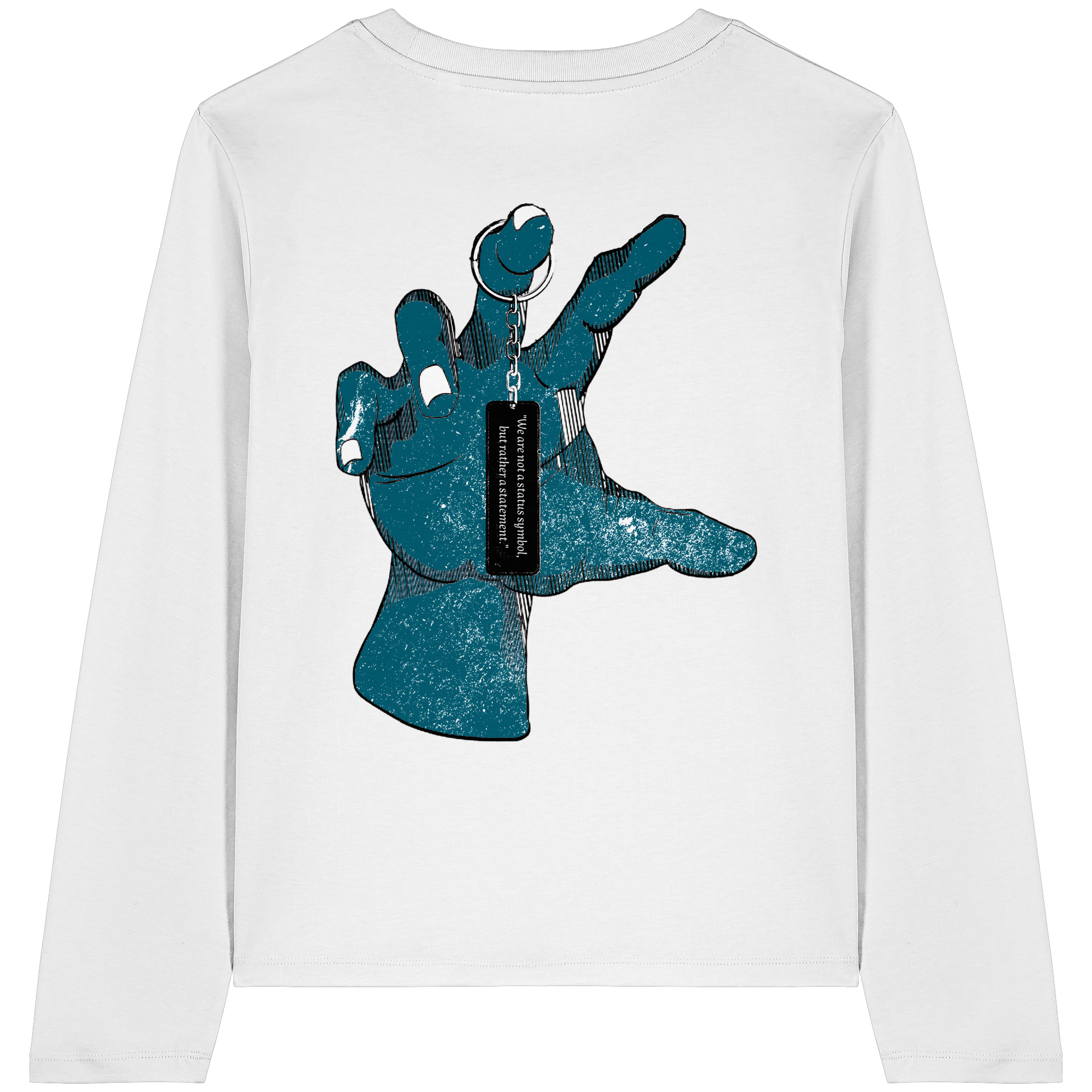 Statement Hand - T-shirt bio à manches longues pour femme