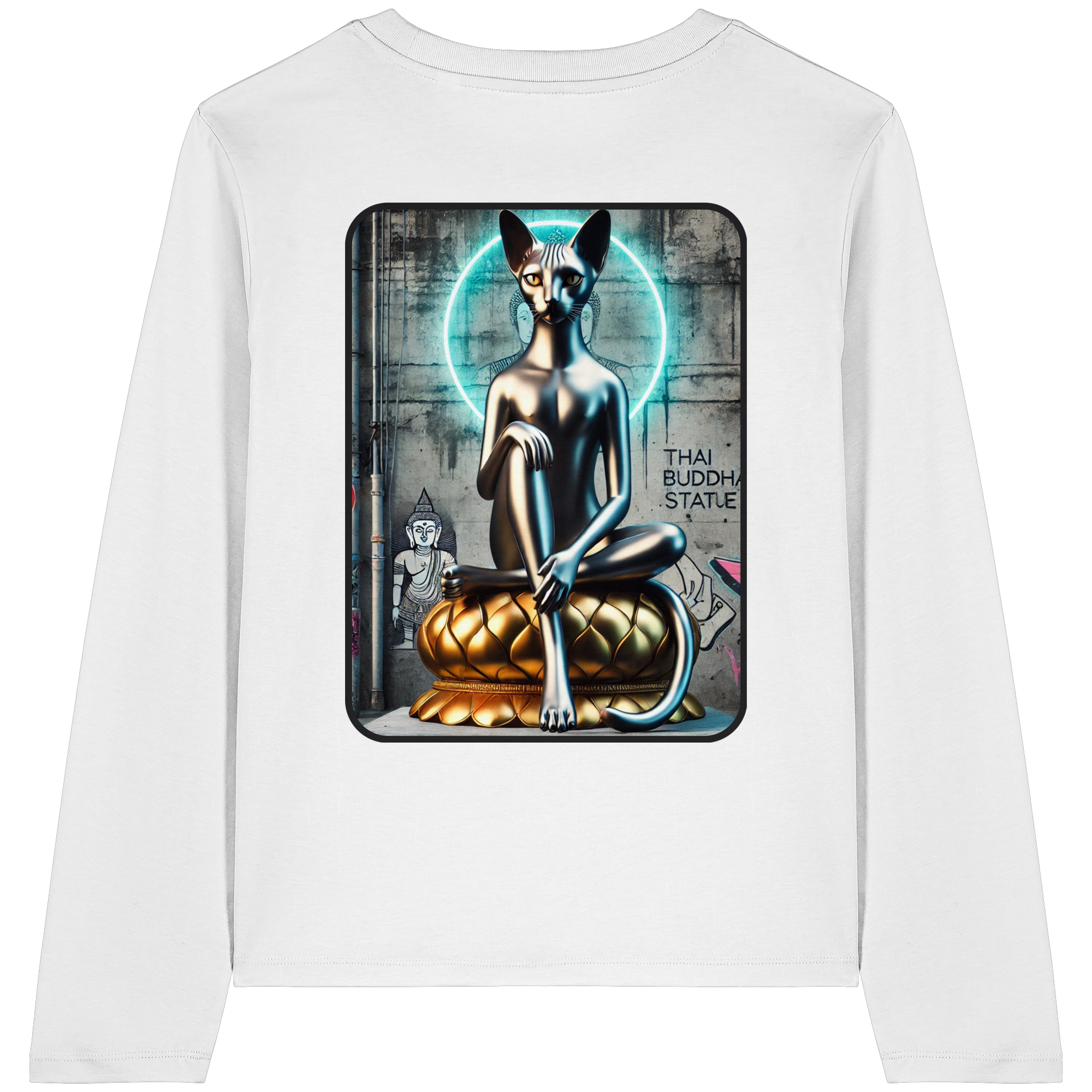 Mystic Cat - Womens Organic Longsleeve