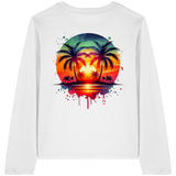 Tropical Sunset - Womens Organic Longsleeve
