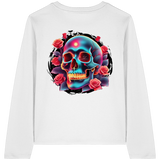 Glow Skull - T-shirt bio à manches longues pour femme