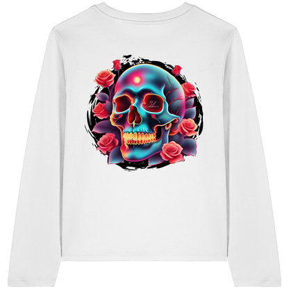 Glow Skull - Womens Organic Longsleeve