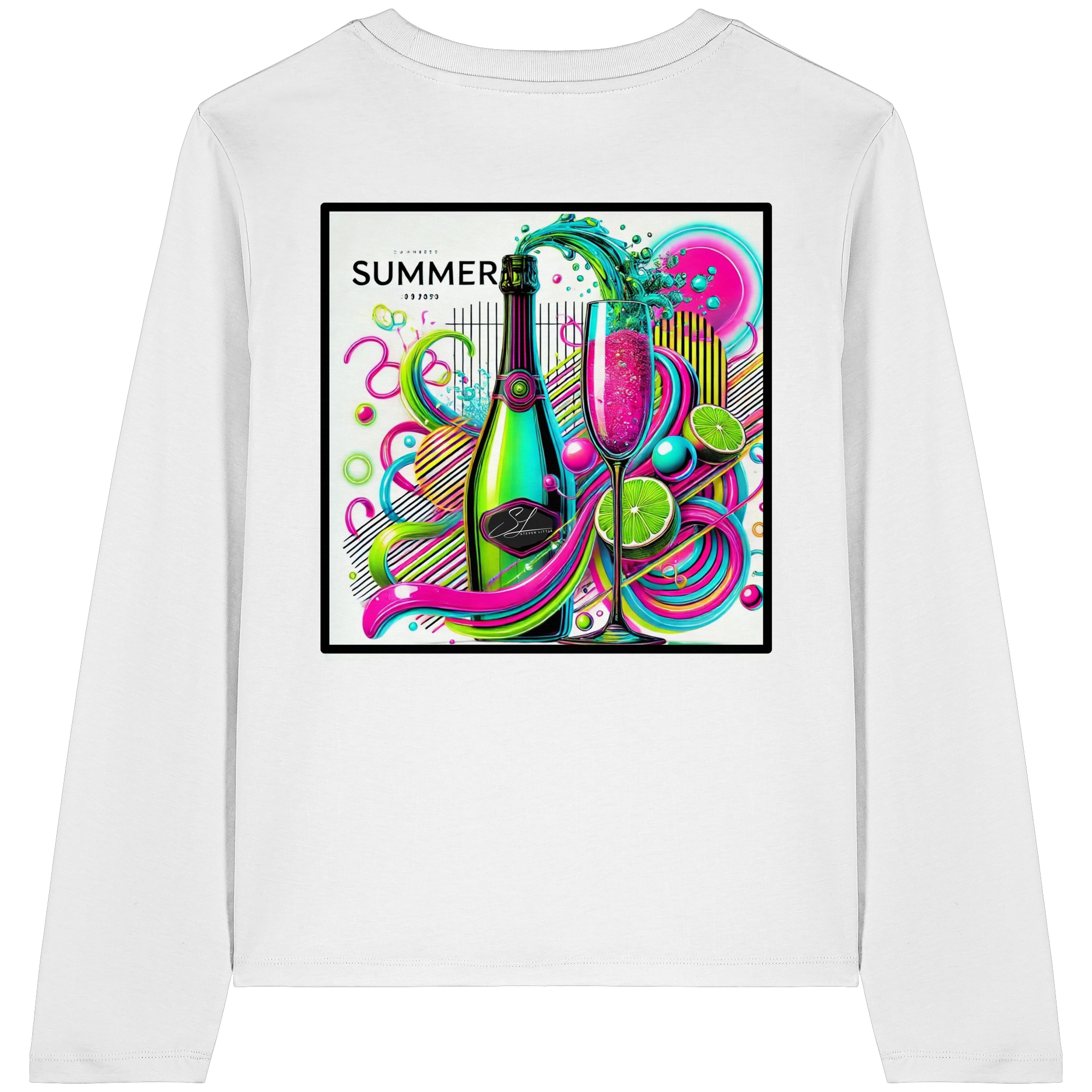 Neon Fresh - Womens Organic Longsleeve