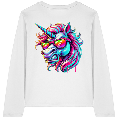 Funky Unicorn - Womens Organic Longsleeve