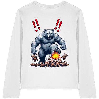 Teddy Terror - Womens Organic Longsleeve