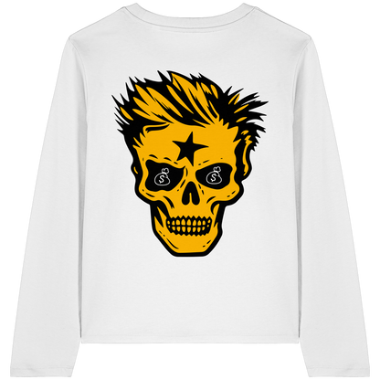 Golden Skull Dreams - Womens Organic Longsleeve