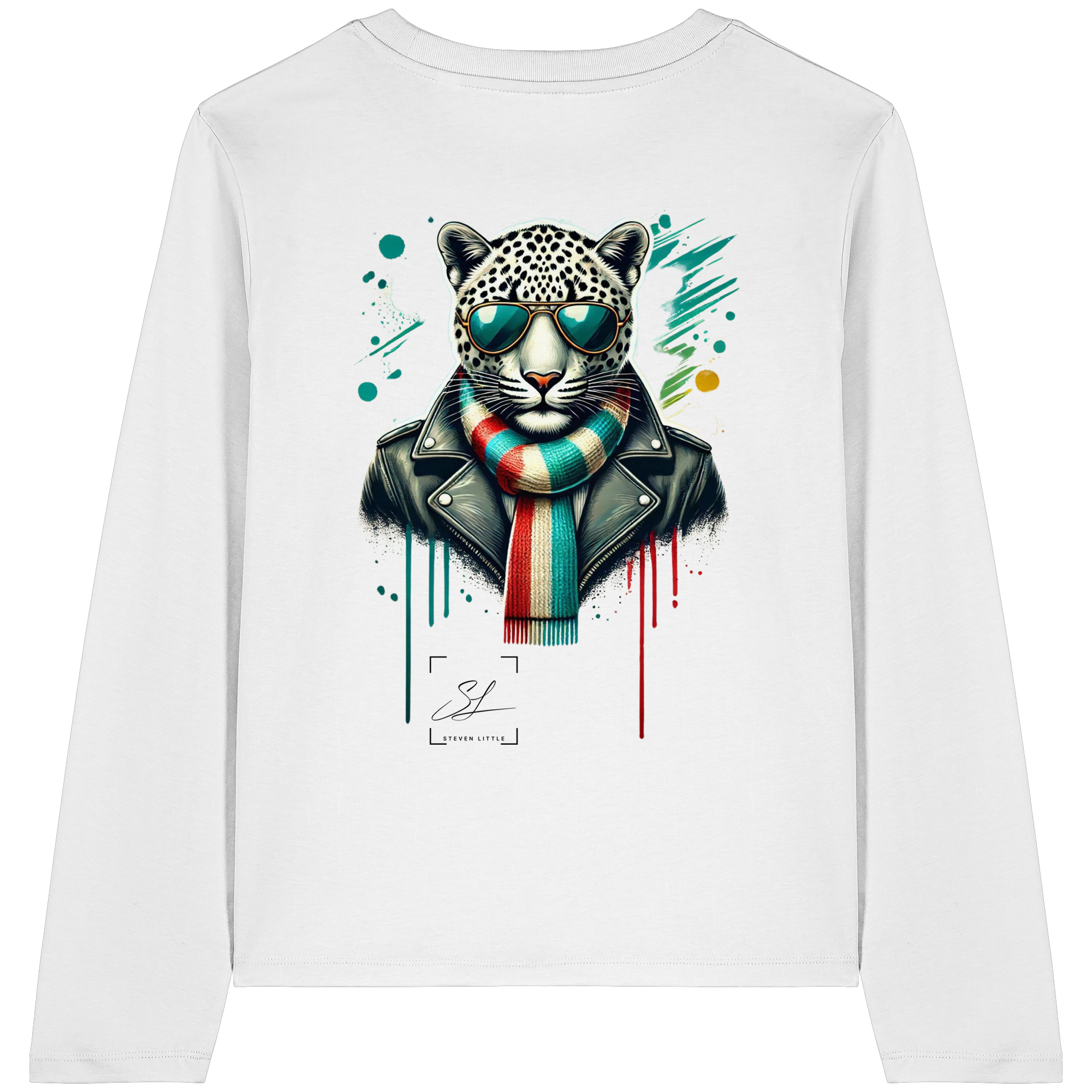 Urban Leopard - Womens Organic Longsleeve