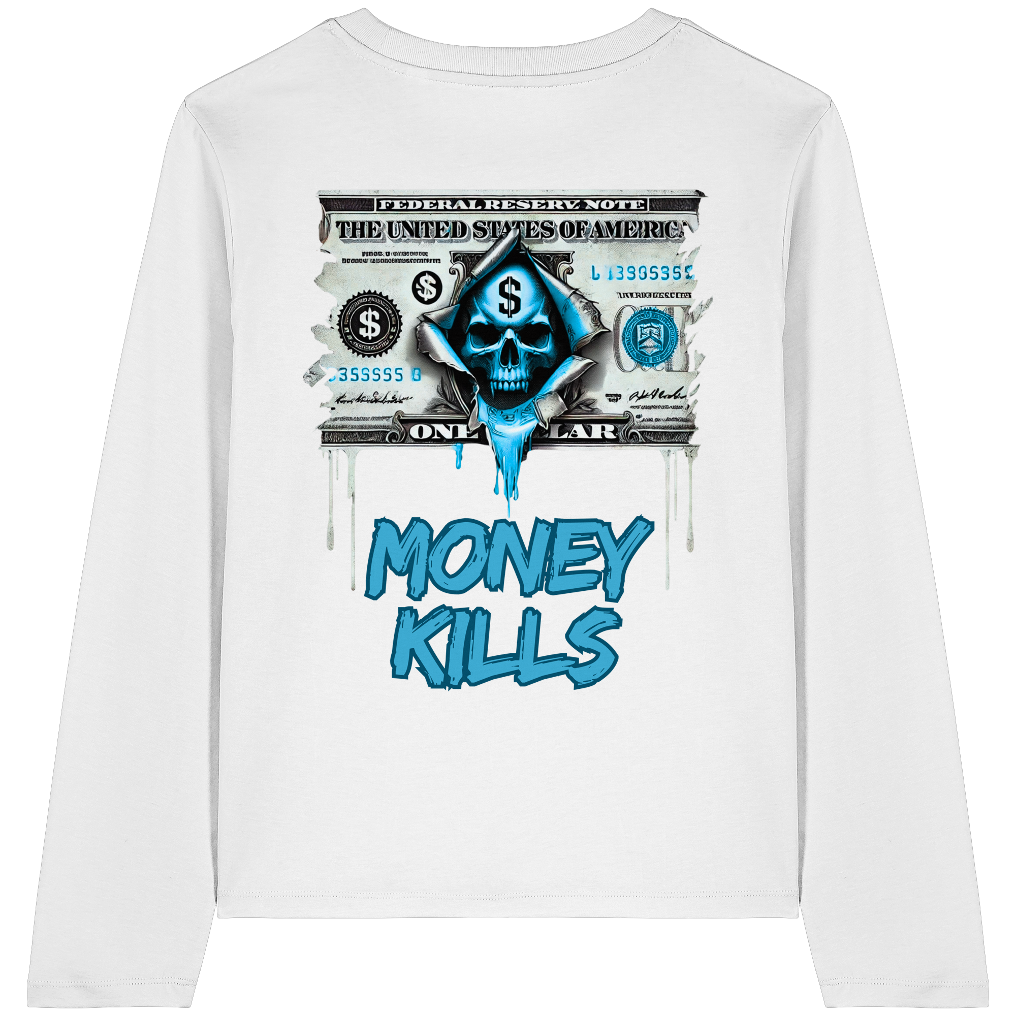 Money Kills - Womens Organic Longsleeve