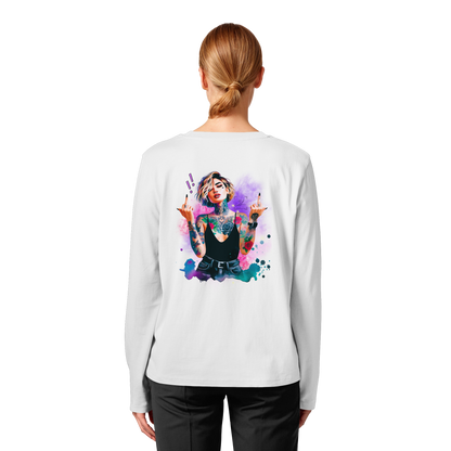 Rebel Rose - Womens Organic Longsleeve