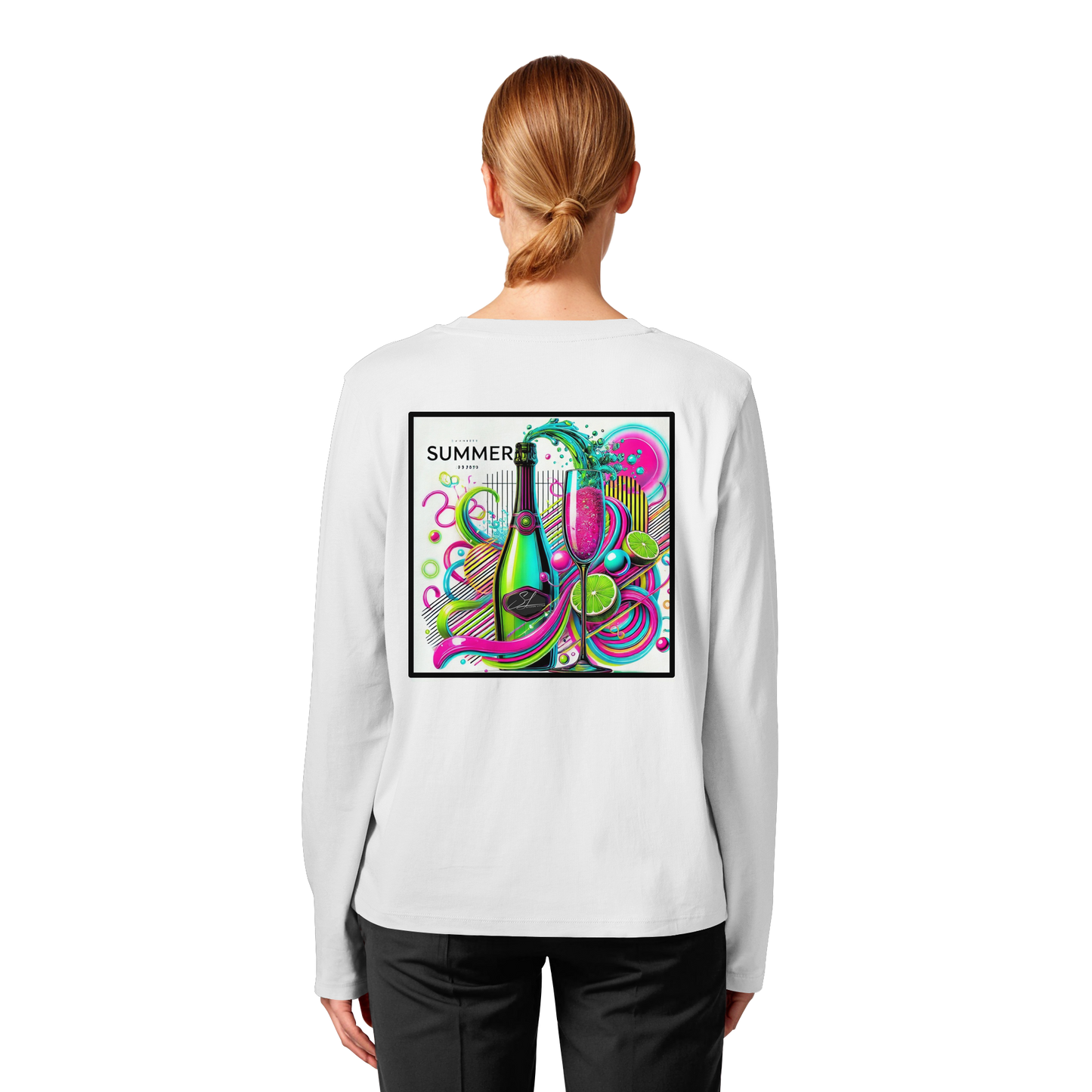 Neon Fresh - Womens Organic Longsleeve