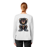 Bad Ass Teddy - Womens Organic Longsleeve