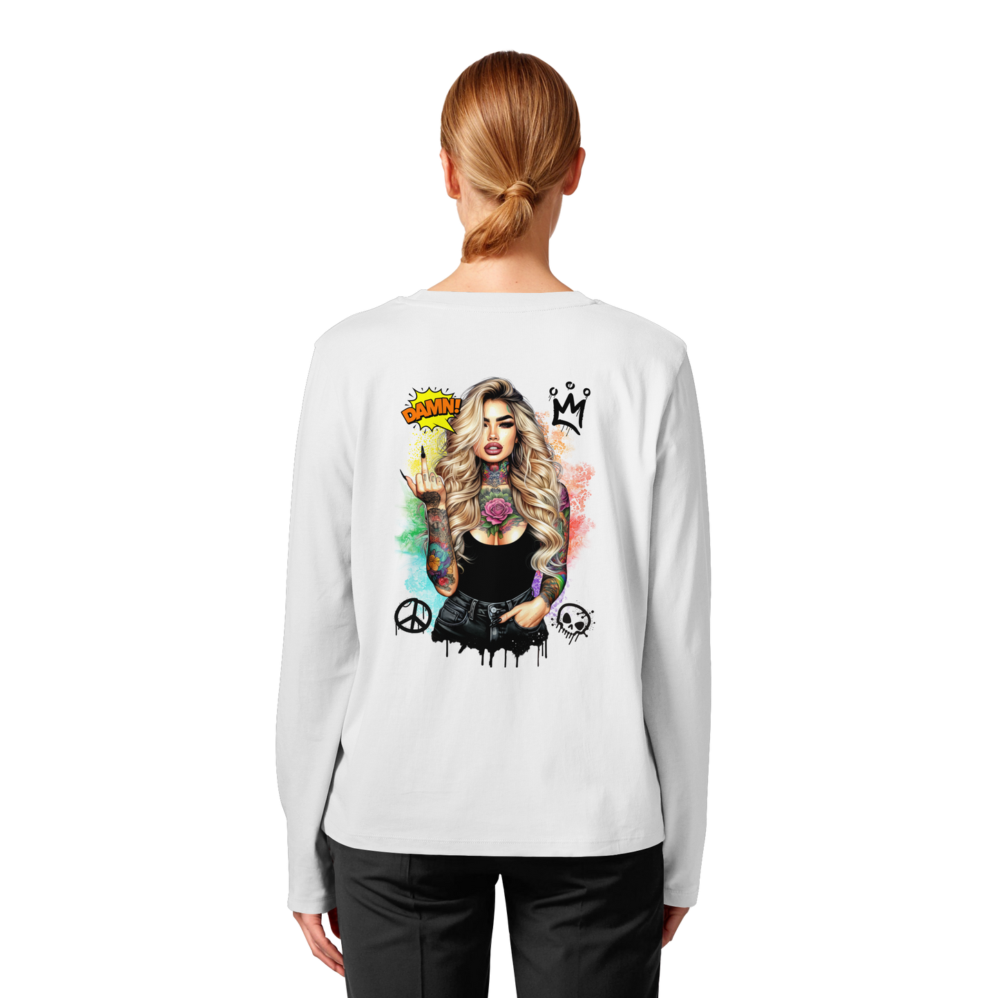 Ink Queen - Womens Organic Longsleeve