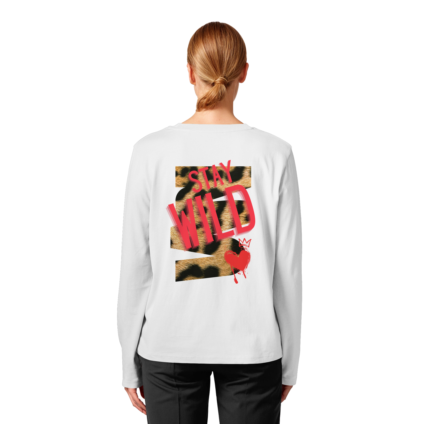 Stay Wild - Womens Organic Longsleeve