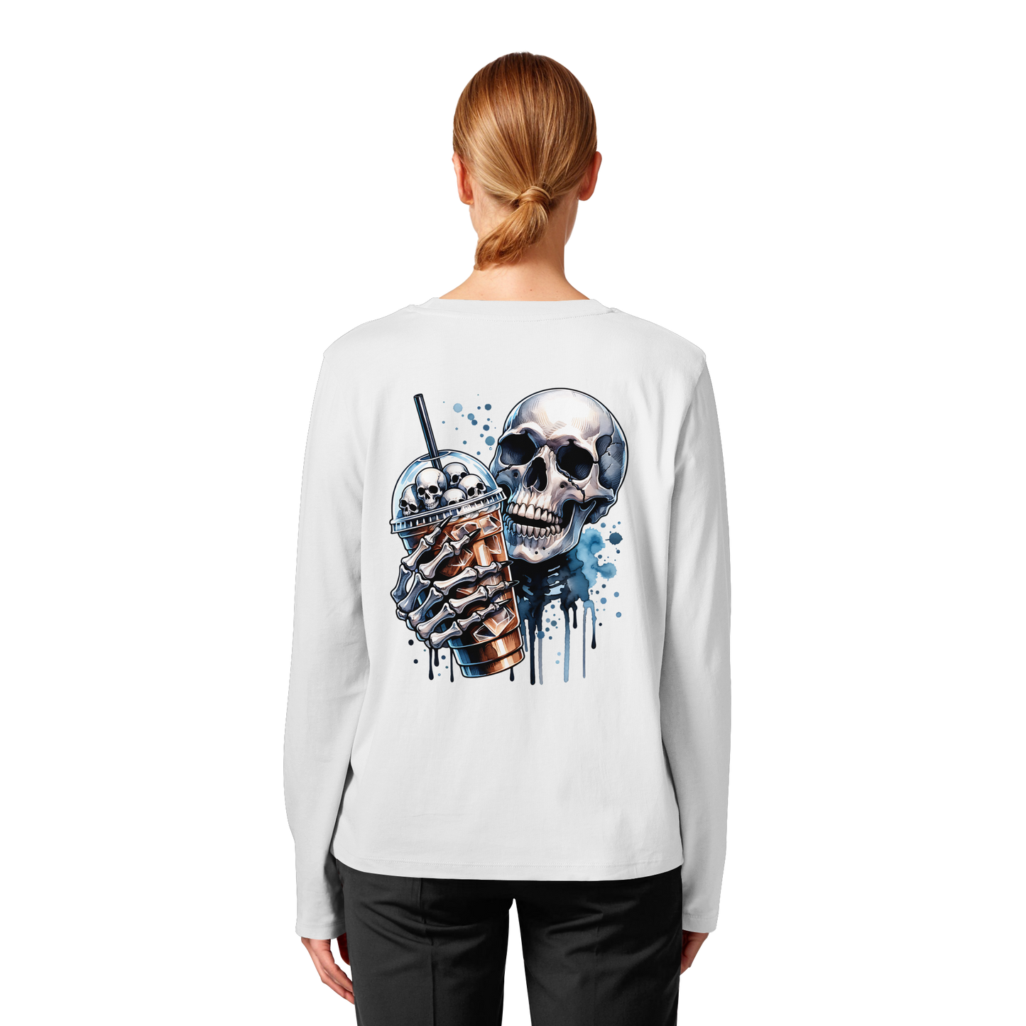 Chill Skull - Womens Organic Longsleeve