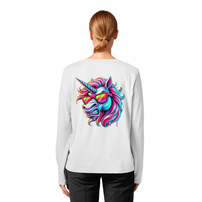 Funky Unicorn - Womens Organic Longsleeve