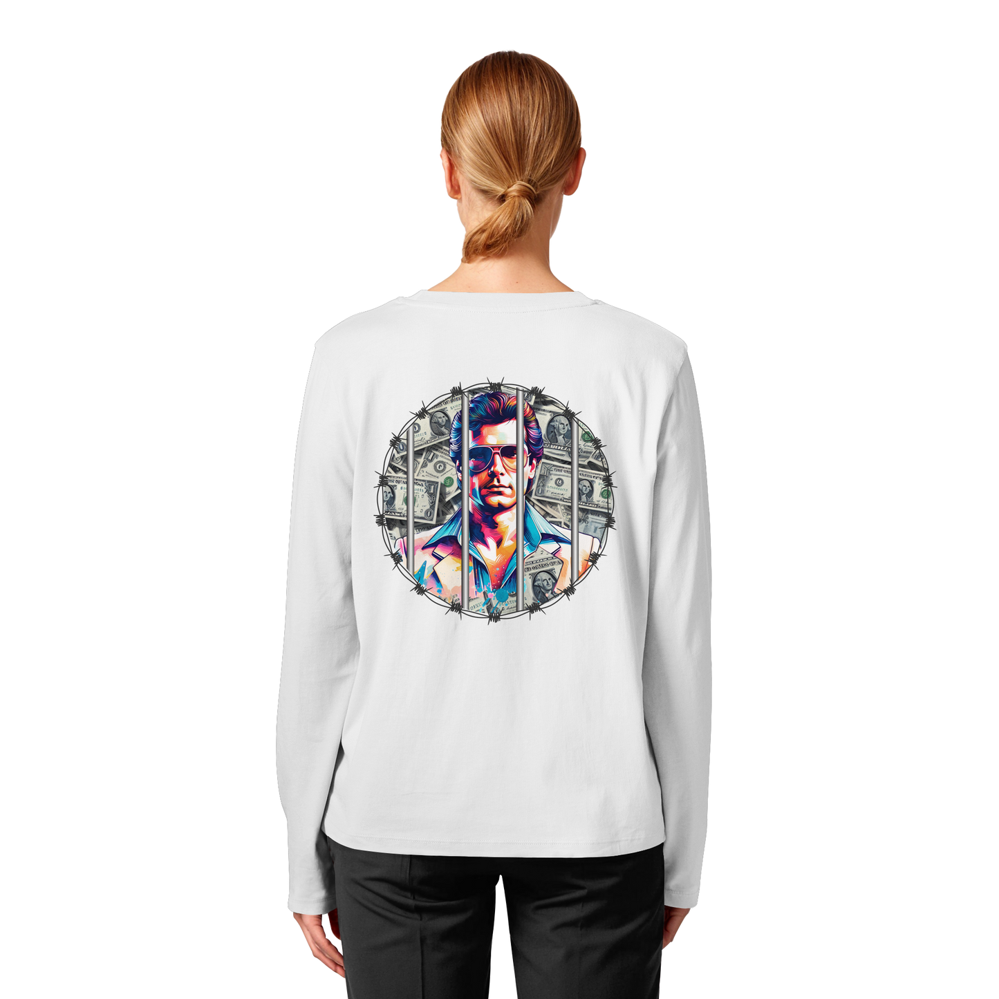 Money Maker - Womens Organic Longsleeve