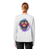 Crazy Chimp - T-shirt bio à manches longues pour femme