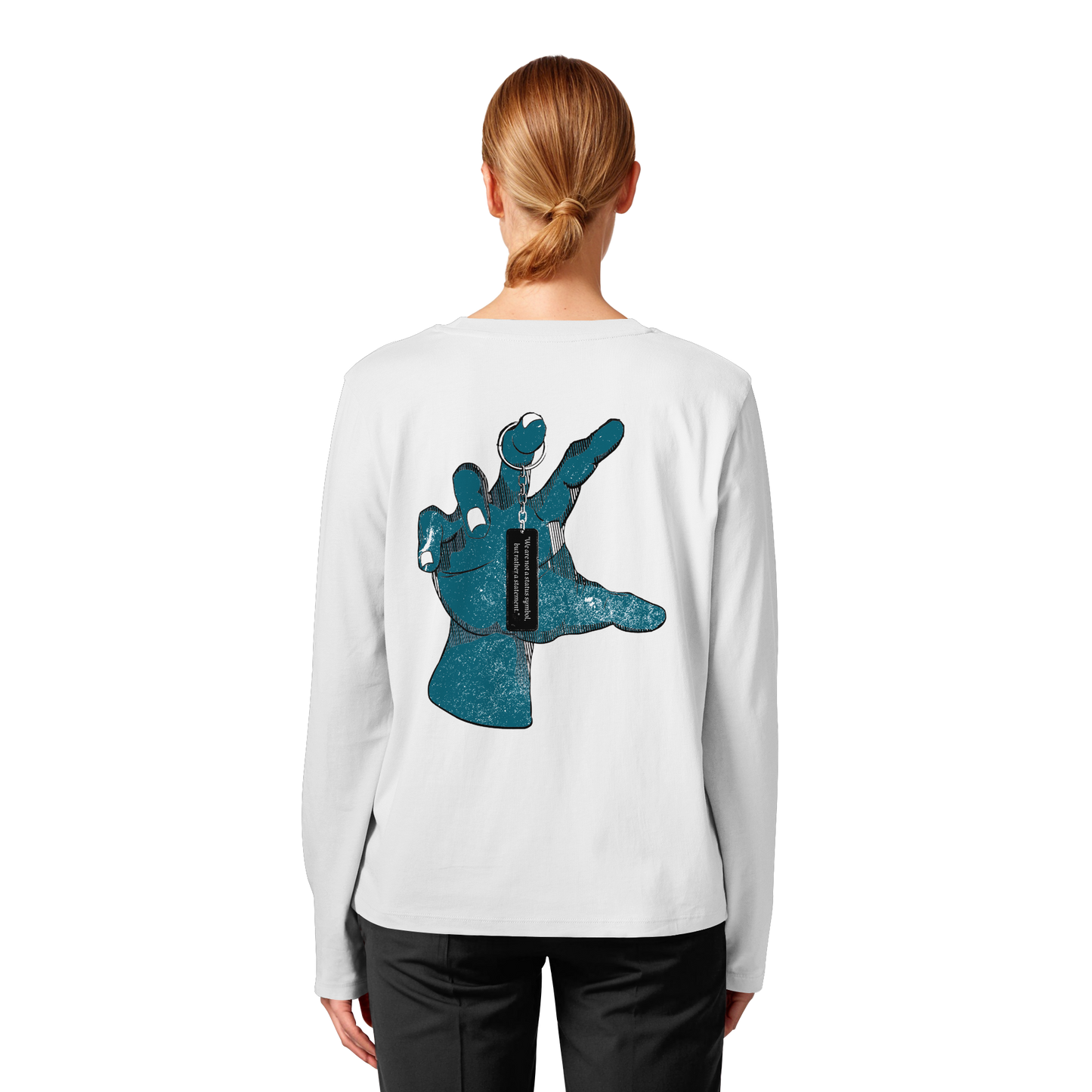 Statement Hand - Womens Organic Longsleeve