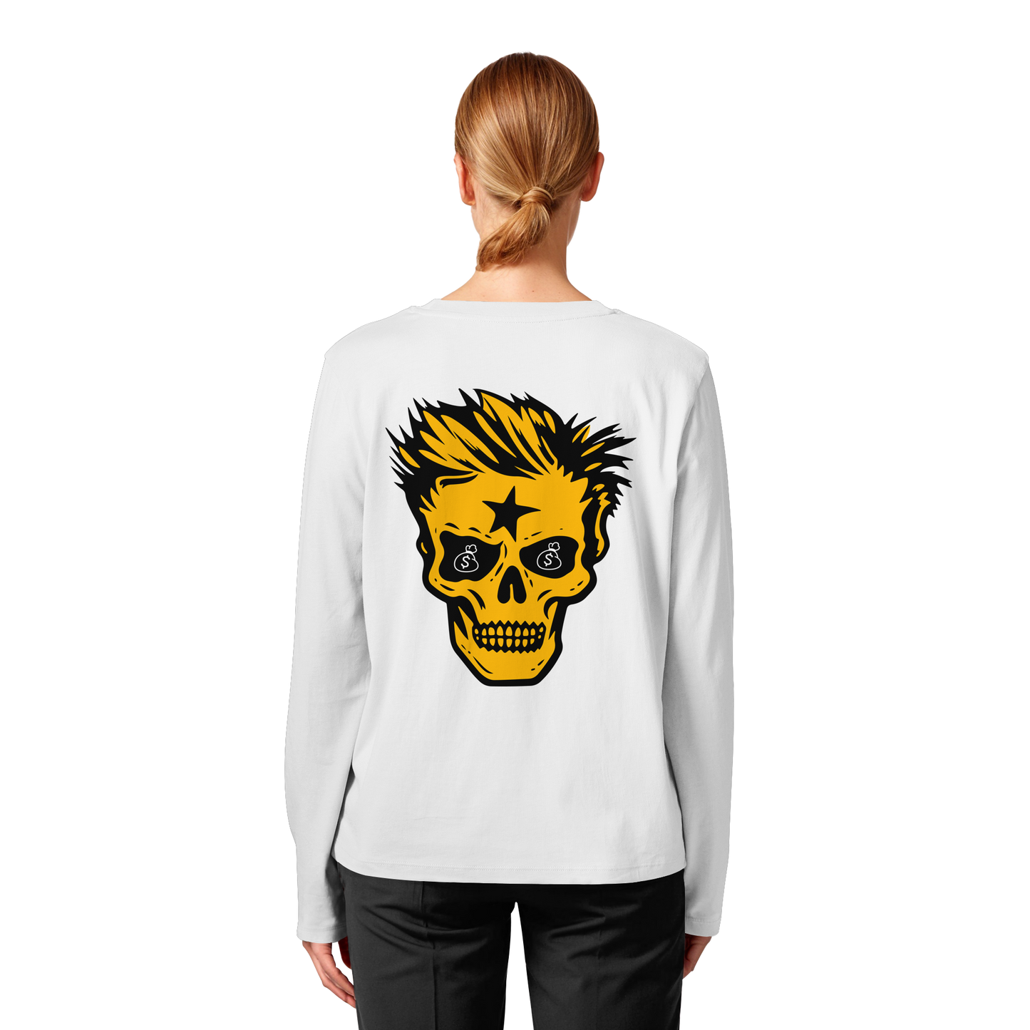 Golden Skull - Womens Organic Longsleeve