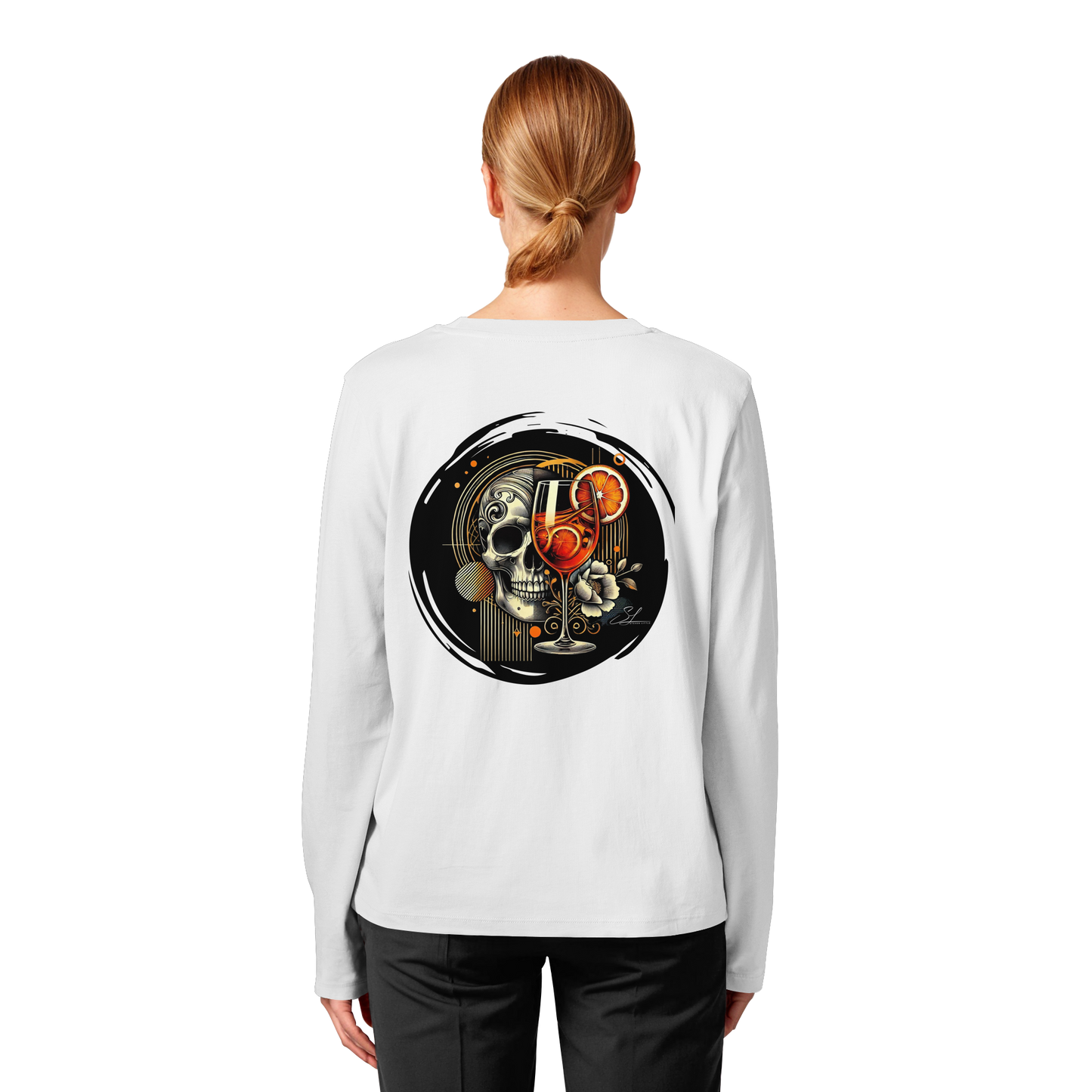 Spirit of the night - Womens Organic Longsleeve