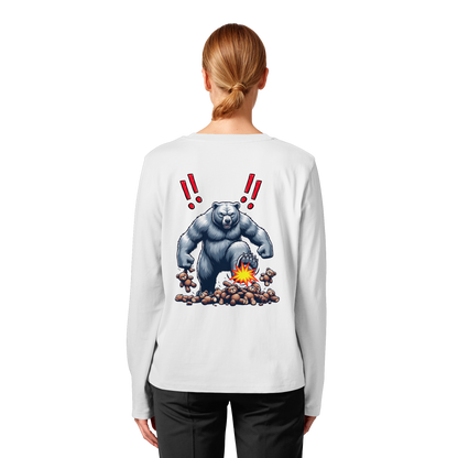 Teddy Terror - Womens Organic Longsleeve