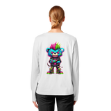Punk Neon Teddy - Womens Organic Longsleeve