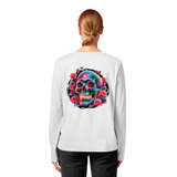 Glow Skull - T-shirt bio à manches longues pour femme