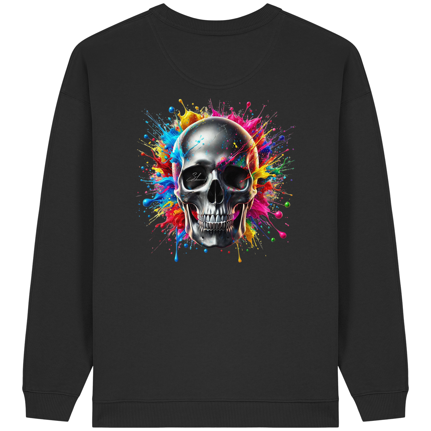 Explosion of Life - Womens Organic Oversized Sweatshirt