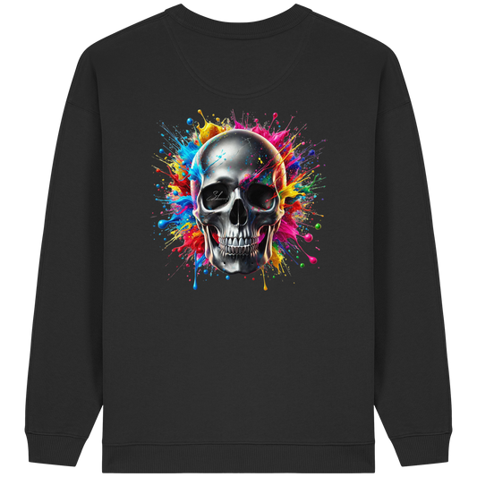 Explosion of Life - Womens Organic Oversized Sweatshirt