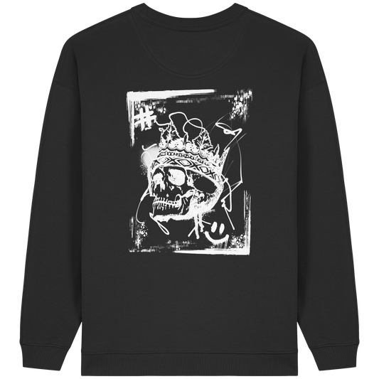 Monarch of Darkness - Womens Organic Oversized Sweatshirt