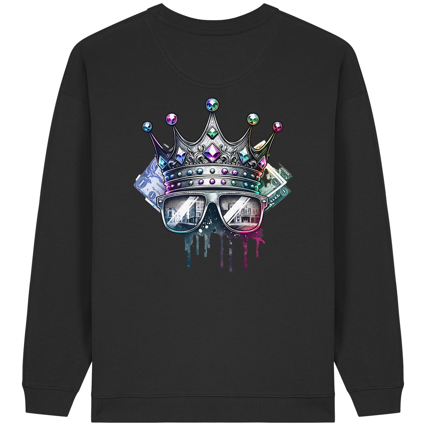 Royal Hustle - Sweat-shirt oversize bio pour femme
