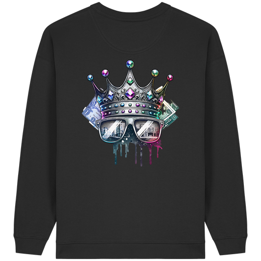 Royal Hustle - Womens Organic Oversized Sweatshirt