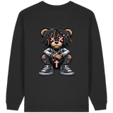 Bad Ass Teddy - Womens Organic Oversized Sweatshirt