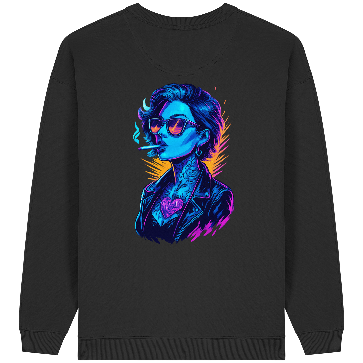 Urban Pulse - Womens Organic Oversized Sweatshirt