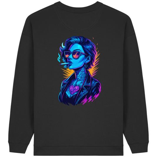 Urban Pulse - Womens Organic Oversized Sweatshirt