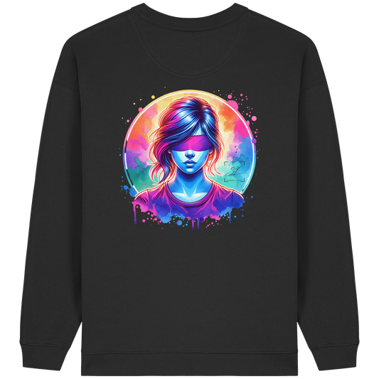 Mystic Vision - Womens Organic Oversized Sweatshirt