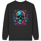 Sweat-shirt oversize bio pour femme Motif crâne galactique